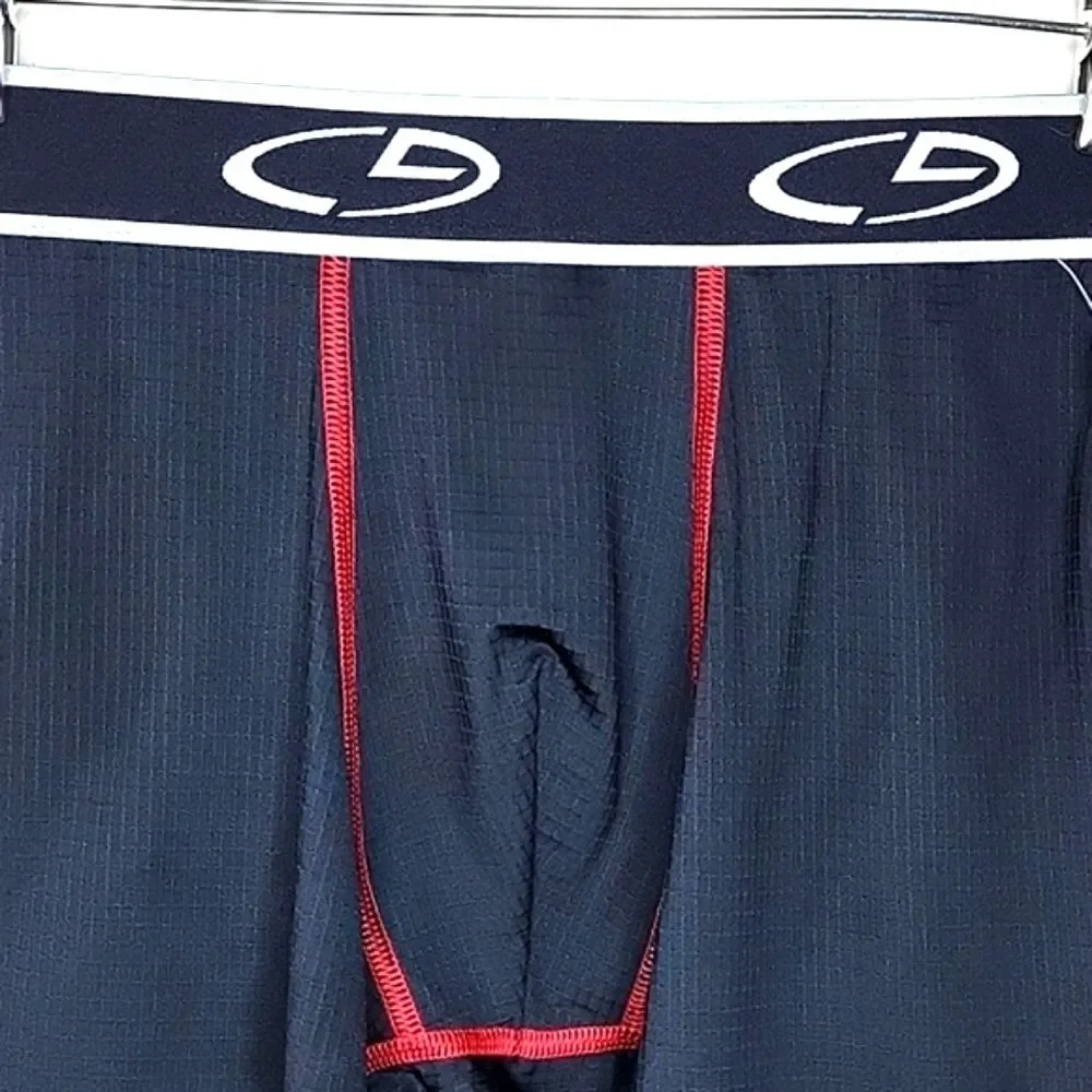 CHAMPION NWT Black Red Boxer Brief sz S Lightweight Breathable Moisture Wicking